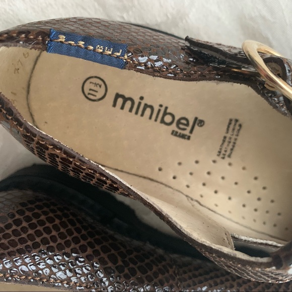 🇫🇷French Leather Brown Girls Dress Shoes (US 11.5) - Picture 3 of 5